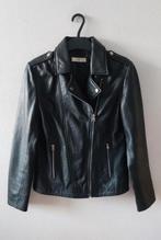Mango real leather biker jacket 152, Gebruikt, Meisje, Mango, Ophalen of Verzenden
