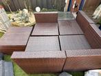 Loungeset, Ophalen, 5 zitplaatsen, Kunststof, Zo goed als nieuw