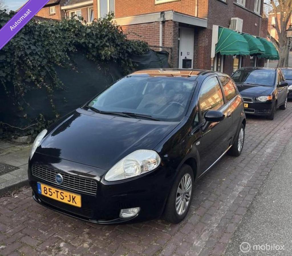 Fiat Grande Punto 1.4 Dynamic AUTOMAAT|Lees Text|inruilkoop, Auto's, Fiat, 4 cilinders, Grande Punto, Zwart, Origineel Nederlands