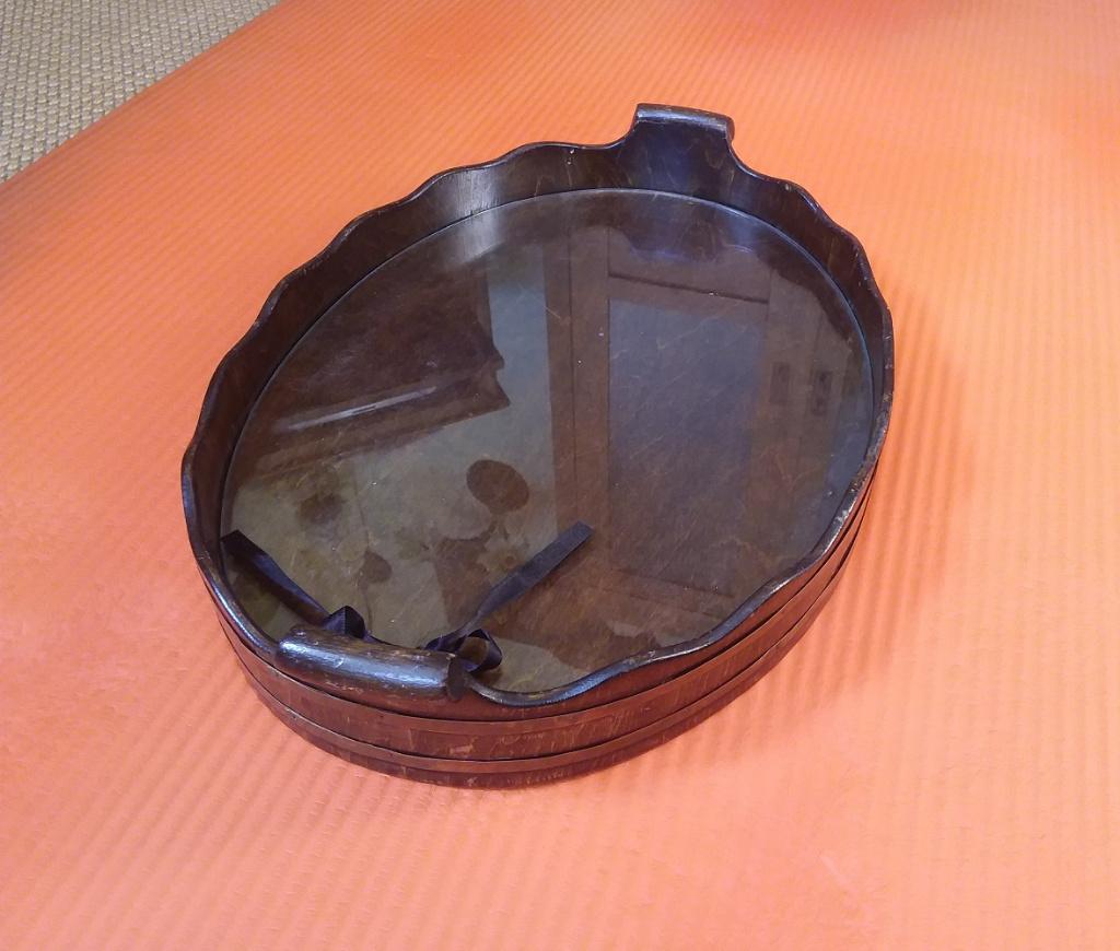Ovaal Houten Dienblad, Ophalen of Verzenden