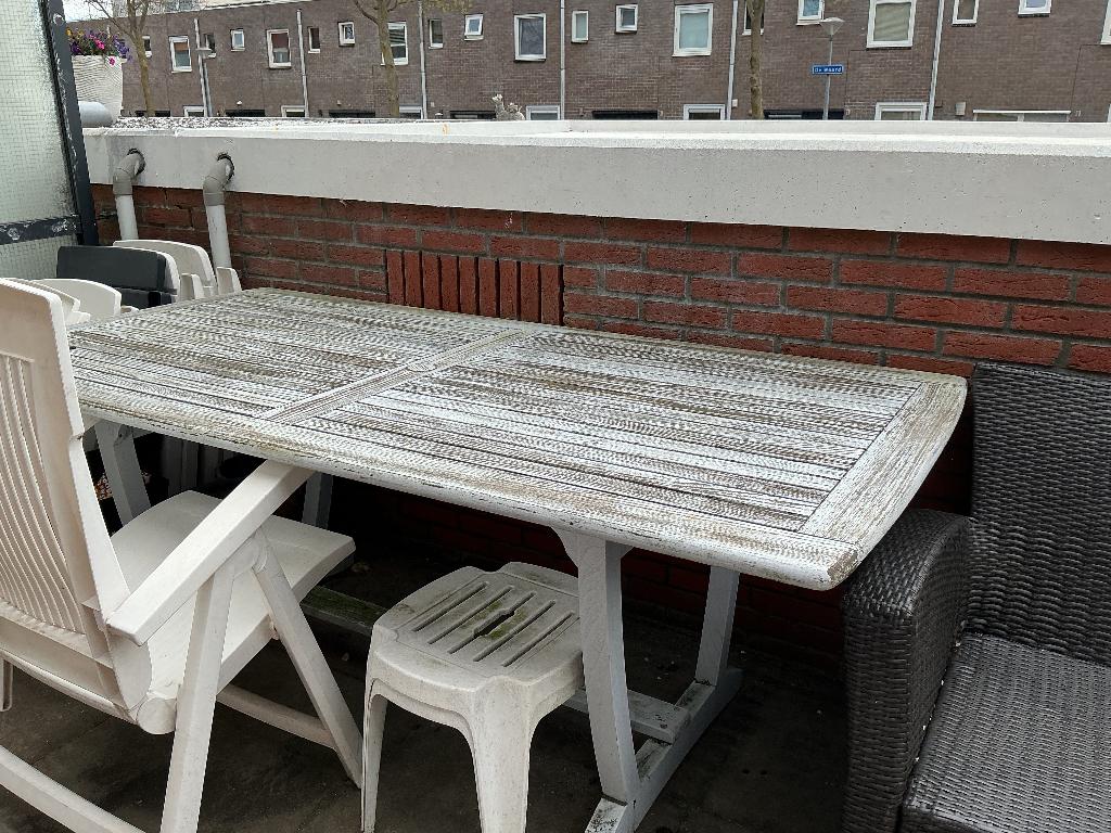 Eikentafel voor buiten wel opknappen, Ophalen, Rechthoekig