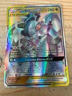 Franse Arceus Dialga Palkia GX Pokémon kaart 280 HP, Ophalen of Verzenden, Gebruikt, Losse kaart, Foil