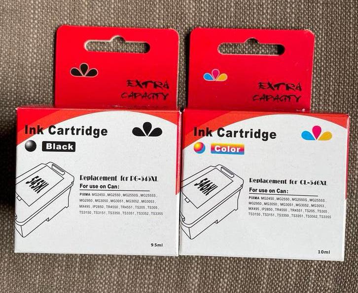 Inktcartridges PG545 XL en CL 546 XL - zwart & kleur Canon, Computers en Software, Printerbenodigdheden, Ophalen of Verzenden