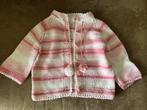 Prachtige handgebreide trui voor baby meisjes, Ophalen, Zo goed als nieuw