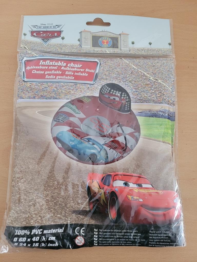 Cars Opblaasbare Stoel - Nieuw in Verpakking, Ophalen of Verzenden, Nieuw, Auto