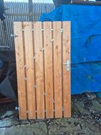 Nieuwe douglas Tuin Poortdeur 100x180 cm compleet met slot, Ophalen, Nieuw, Draaipoort, 150 tot 200 cm