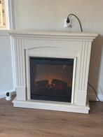 Sfeervolle elektrische haard met klassieke ombouw, Ophalen, Gebruikt, Elektrische haard