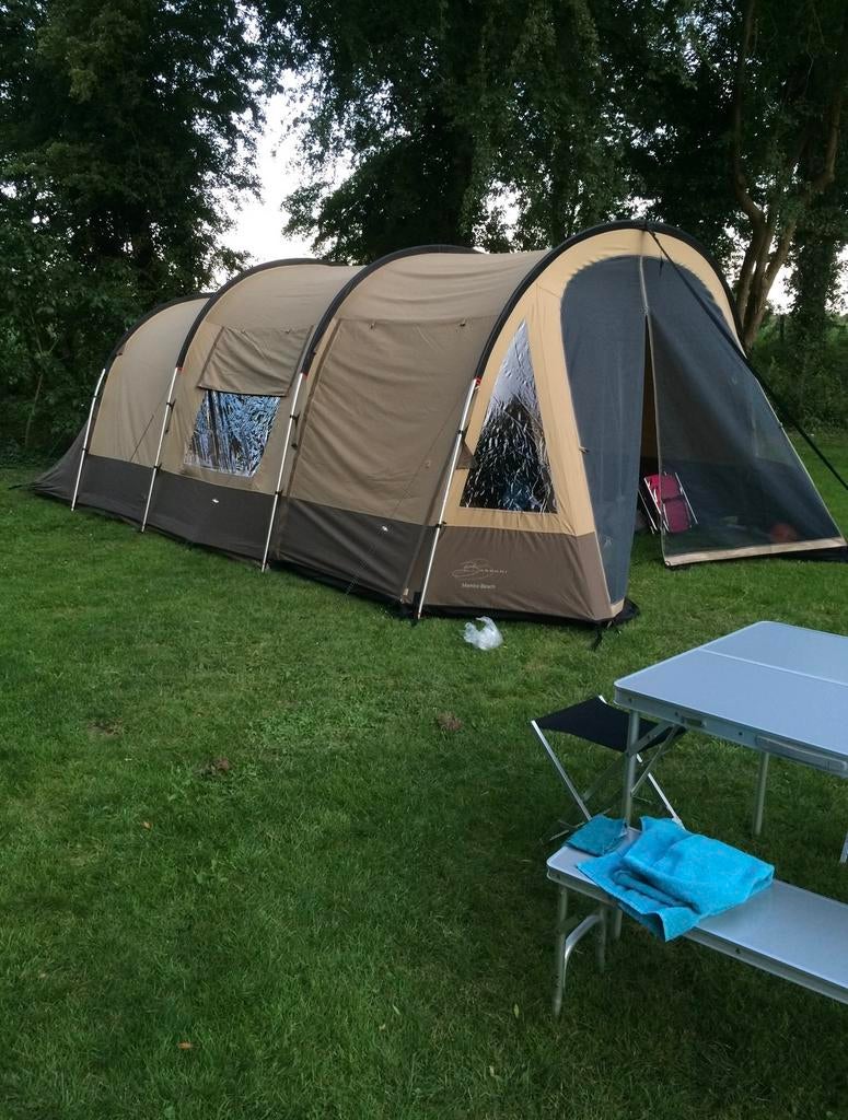 Bardani mambo beach tent met gaas luifel, Ophalen, Zo goed als nieuw, Tot en met 4