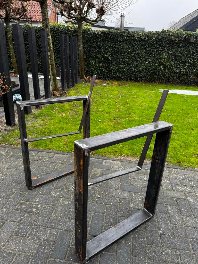 Robuuste Tuinbankframe, Tuin en Terras, Tuinbanken, Ophalen of Verzenden, Gebruikt, Hout