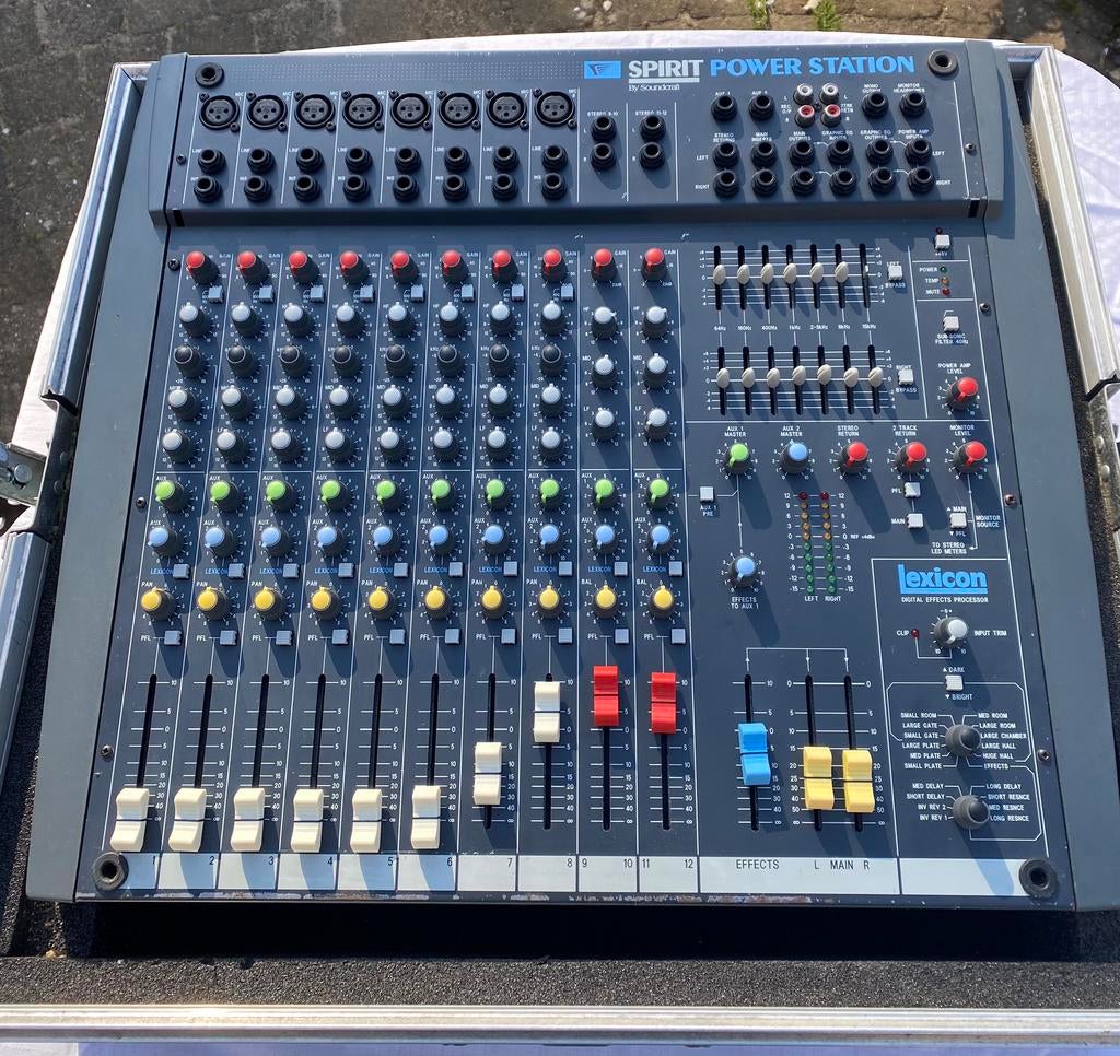 Soundcraft Spirit Power Station, Ophalen, Gebruikt, 10 tot 20 kanalen, Microfooningang