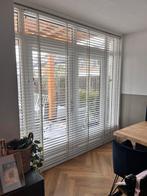 Veneta houten jaloezieën 50 mm sneeuwwit met ladderband, Ophalen, Gebruikt, 200 cm of meer, Wit