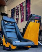 NRG Prisma GT Arcade Zwart Geel leder Kuipstoel, Ophalen of Verzenden