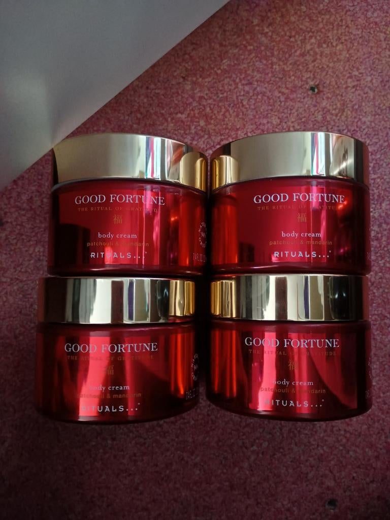 Rituals Good Fortune Body Cream - 4x Nieuw, Ophalen of Verzenden