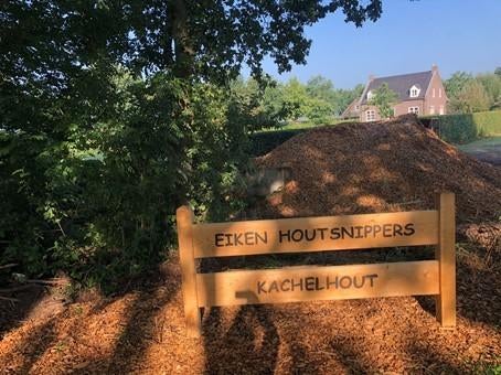 Douglas houtsnippers, Ophalen, Compost