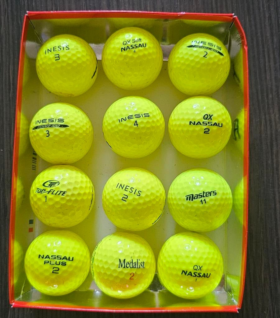 50 Gele Golfballen, Ophalen of Verzenden, ., ., .