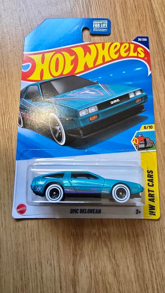 Hot Wheels DMC DeLorean HW Art Cars 5/10, Ophalen of Verzenden, Nieuw