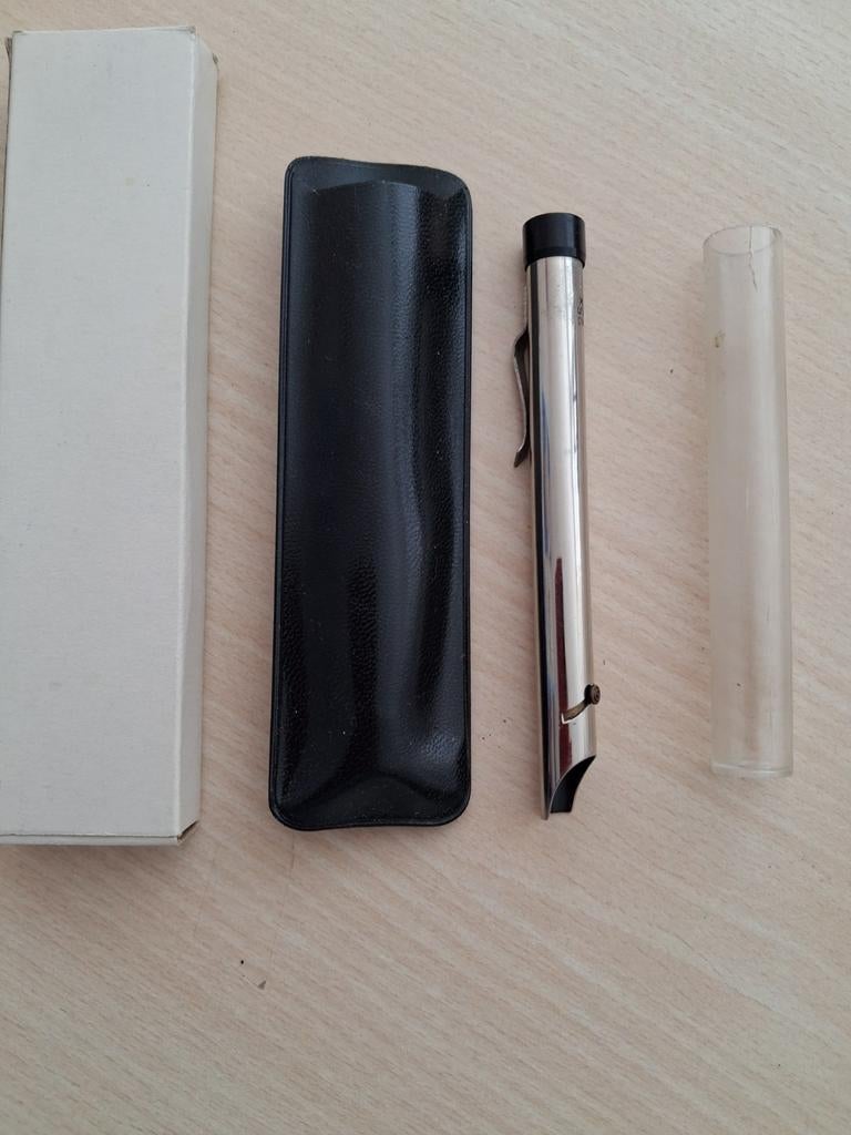 Vintage spectroscoop 25x met etui, Sieraden, Tassen en Uiterlijk, Edelstenen, Ophalen of Verzenden, Gebruikt
