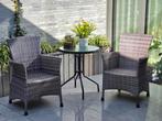4 tuinstoelen + bistrotafeltje+tuintafel, Tuin en Terras, Ophalen, 4 zitplaatsen, Kunststof, Gebruikt