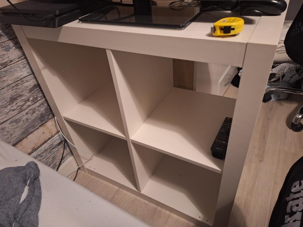 Ikea 4 vaks kast 79x79x39, Ophalen of Verzenden, Gebruikt
