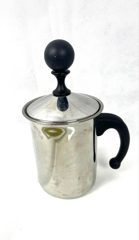 RVS handmatige melkopschuimer, Ophalen of Verzenden, Gebruikt, Handmatige melkopschuimer