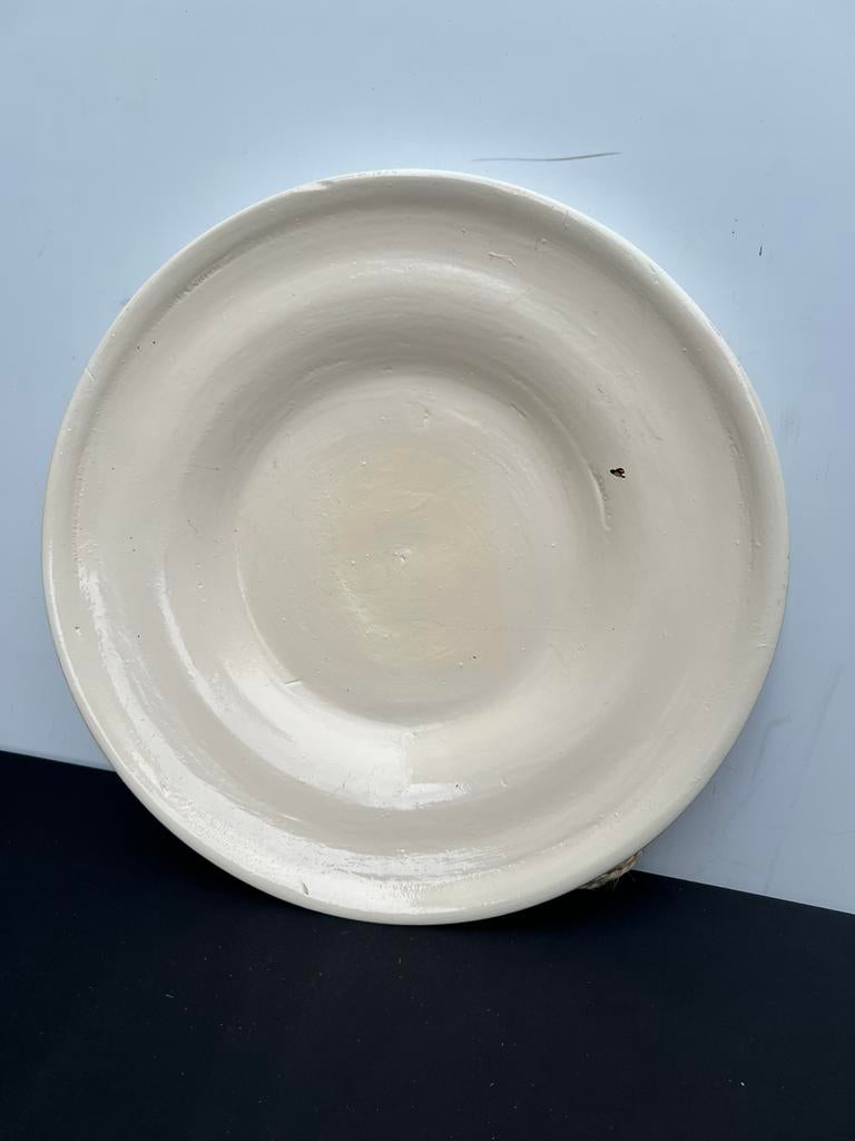 Te Koop : Houten Schaal Rond Beschilderd Hout, Gebruikt, Schaal, Rond, Ophalen of Verzenden