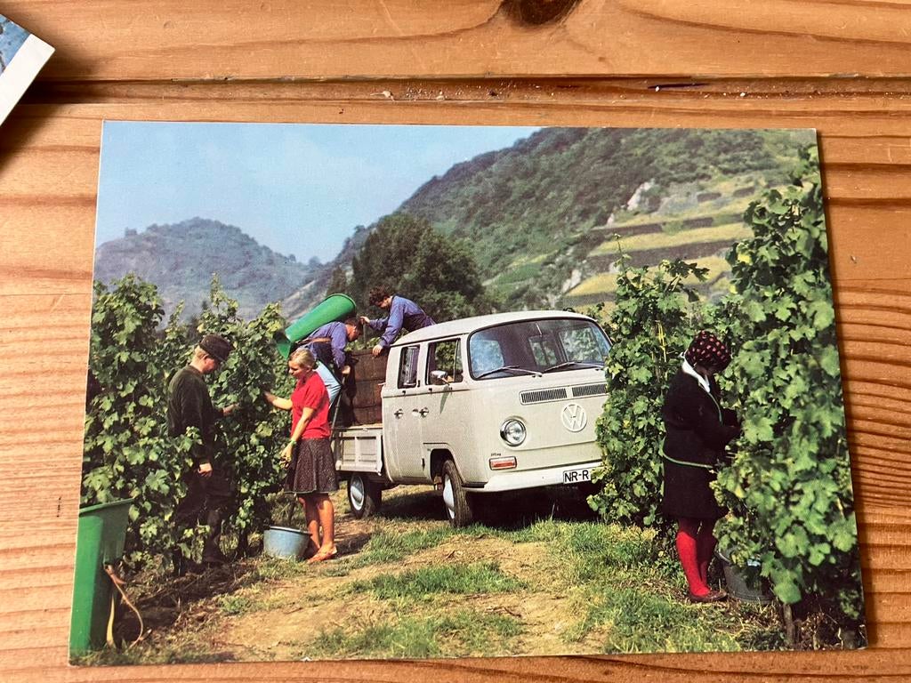 Ansichtkaart Volkswagen transporter T2, Ophalen of Verzenden, Zo goed als nieuw, Auto's