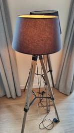 Kwantum Vloerlamp Andrew, Huis en Inrichting, Ophalen, Gebruikt, Zwart, 50 cm of meer