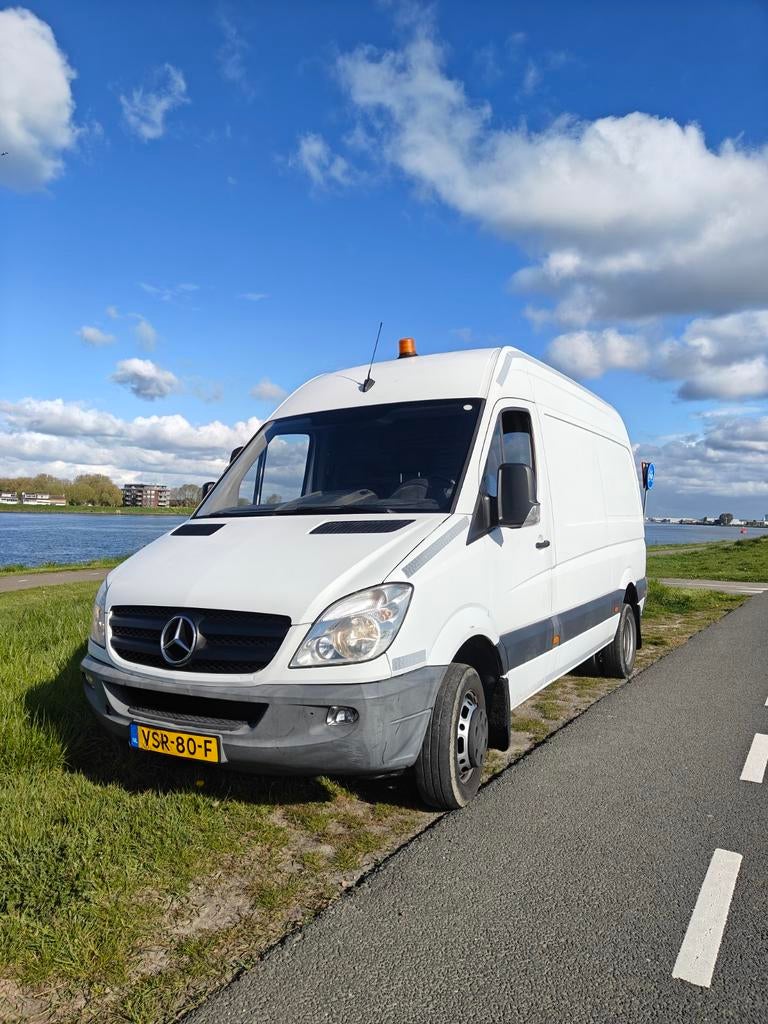 Mercedes-Benz Sprinter 519 3.0 CDI 2011 Dubbel lucht L2H2, Euro 5, Zwart, 190 pk, 2260 kg