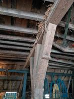 Grenen houten balken, Doe-het-zelf en Verbouw, Ophalen, Gebruikt, Grenen, Balk