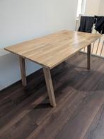Eettafel hout 160 x 90 evt met 4 stoelen, Huis en Inrichting, Tafels | Eettafels, Ophalen, Gebruikt, 50 tot 100 cm, 150 tot 200 cm