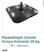 4x Parasoltegels graniet 25kg, Tuin en Terras, Ophalen, Zo goed als nieuw, Minder dan 1 meter, Overige typen