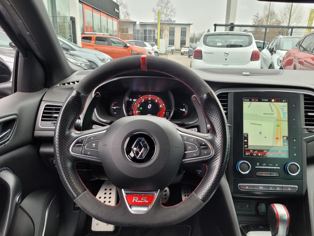 Renault Mégane 1.8 TCe 300 RS Trophy | RS-Cup Chassis | Bos, Gebruikt, Met garantie (alle), Alcantara, Zwart
