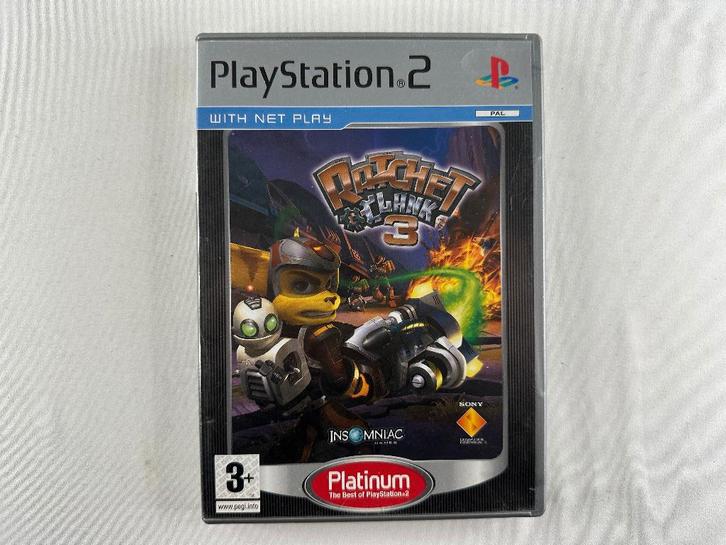 Ratchet & Clank 3 Playstation 2 Platinum - PS2, Spelcomputers en Games, Games | Sony PlayStation 2, Gebruikt, Avontuur en Actie