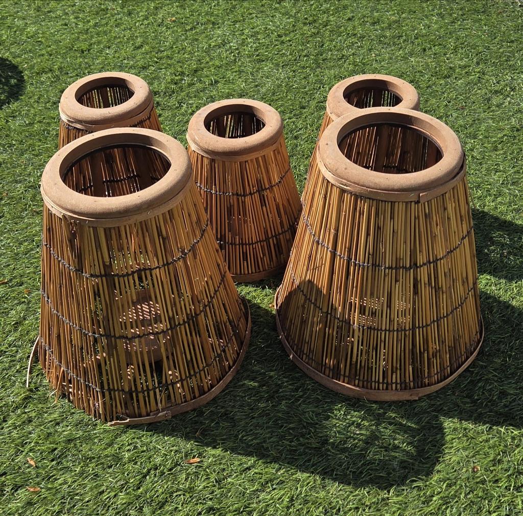 Decoratieve windlichten, Ophalen, Gebruikt, Boho, Natuurlijk materiaal