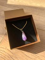 Ketting met Swarovski en Edelstenen Kristallen Hanger, Sieraden, Tassen en Uiterlijk, Kettingen, Overige materialen, Verzenden