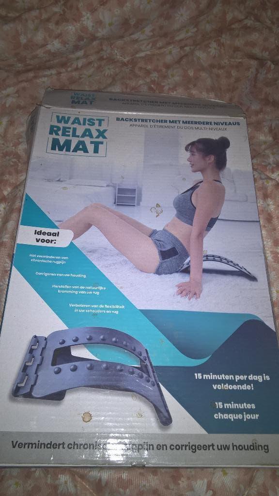WAIST RELAX MAT BACKSTRETCHER RUGTRAINER RUGMASSAGE, Sport en Fitness, Ophalen, Gebruikt, Overige typen
