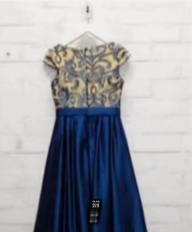 Sonia Pena - Prachtige Jurk maat 36 - Nieuw €300, Blauw, Nieuw, Ophalen of Verzenden, Knielengte