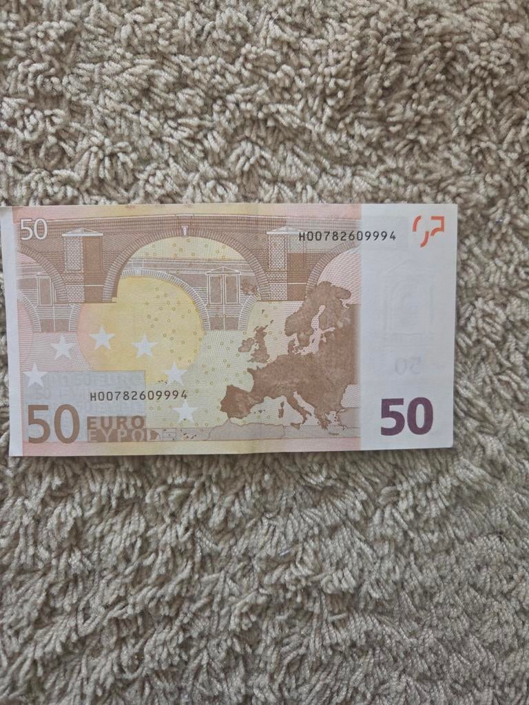 50 Euro biljet Slovenië H007 R051B4, Ophalen of Verzenden