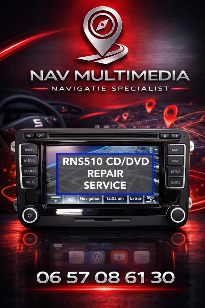 Volkswagen Rns 510 Navigatie Reparatie / Update, Auto-onderdelen, Elektronica en Kabels, Seat, Volkswagen, Skoda, Nieuw, Ophalen of Verzenden