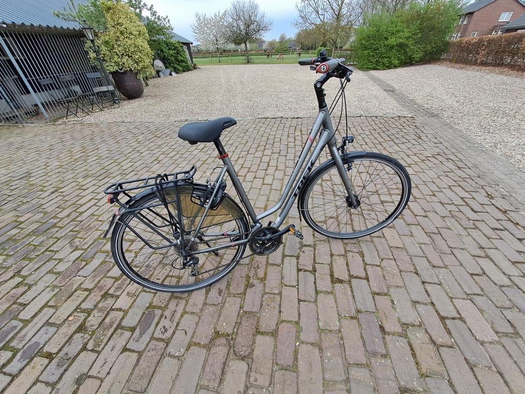 Trek dames stadsfiets, Fietsen en Brommers, Fietsen | Dames | Damesfietsen, 53 tot 56 cm, Versnellingen, Zo goed als nieuw, Ophalen