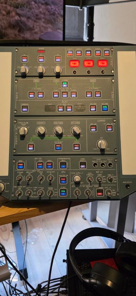 Flight Simulator Overhead Paneel - Airbus A320, Ophalen of Verzenden