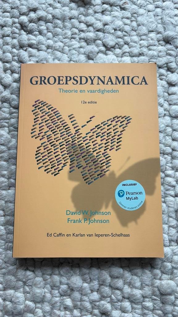 Groepsdynamica (12e editie) – Johnson & Johnson, Ophalen of Verzenden, Alpha, Zo goed als nieuw, HBO