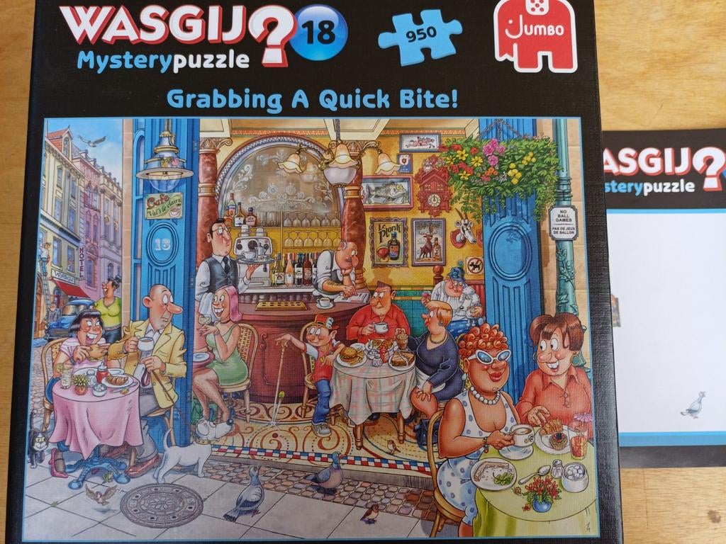 Puzzel 950 stukjes Wasgij Mystery 18, Hobby en Vrije tijd, Denksport en Puzzels, Ophalen of Verzenden, 500 t/m 1500 stukjes, Zo goed als nieuw