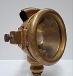 Antieke messing koplamp - Vintage auto/motorfiets lamp, Ophalen of Verzenden