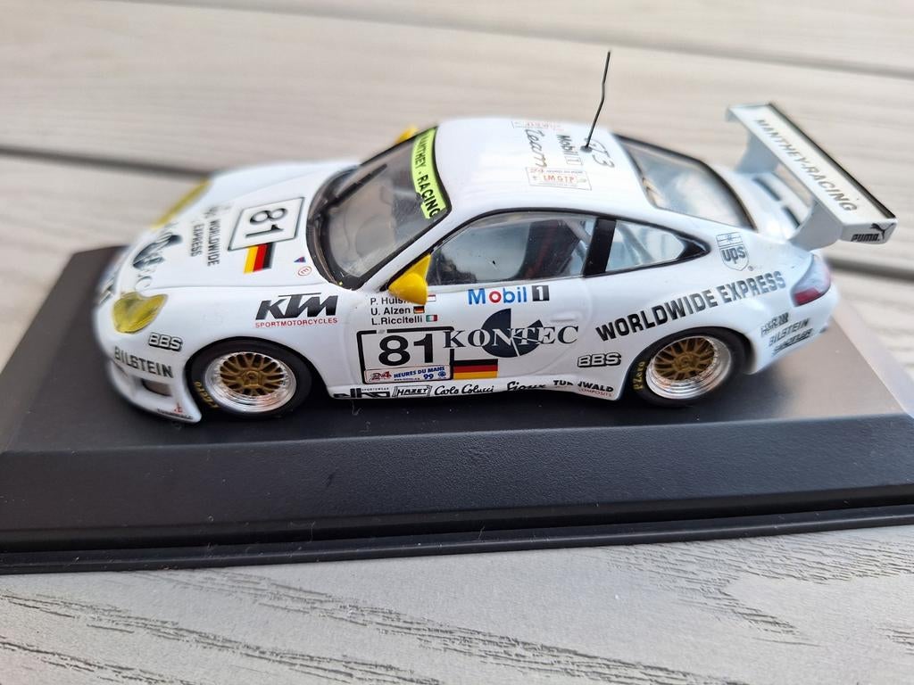Porsche WAP 02007110
Porsche 911GT3
#81
LeMans 99, Hobby en Vrije tijd, Modelauto's | 1:43, Ophalen of Verzenden, Zo goed als nieuw