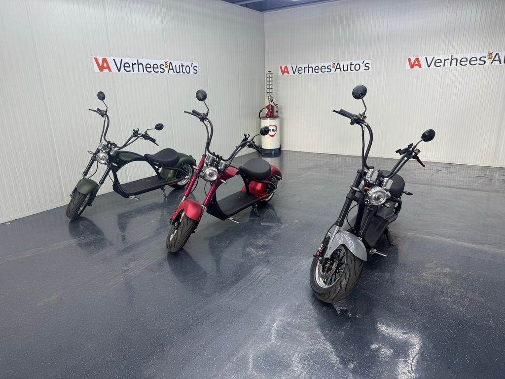 Elektrische Chopper Scooter - Diverse Kleuren, Fietsen en Brommers, Ophalen, Nieuw, Maximaal 25 km/u