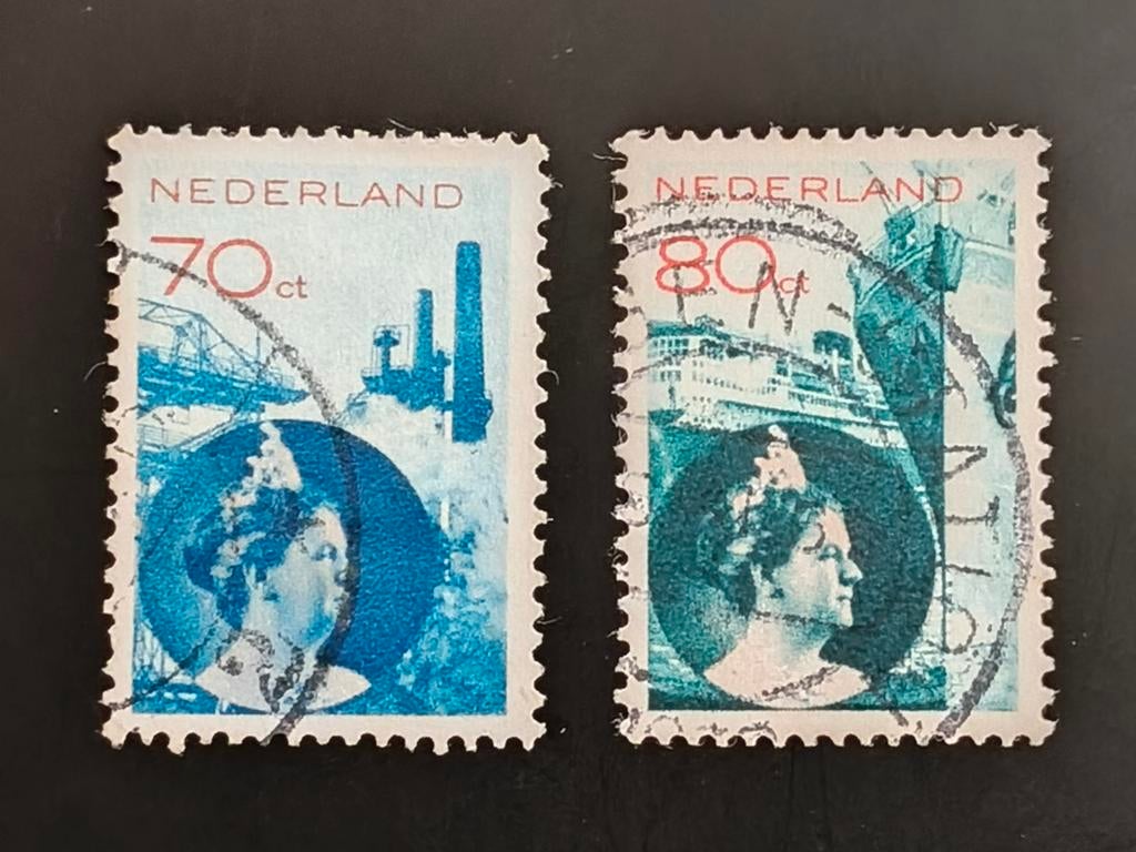 Wilhelmina 1931-33, NVPH 236b/237b, Ophalen of Verzenden