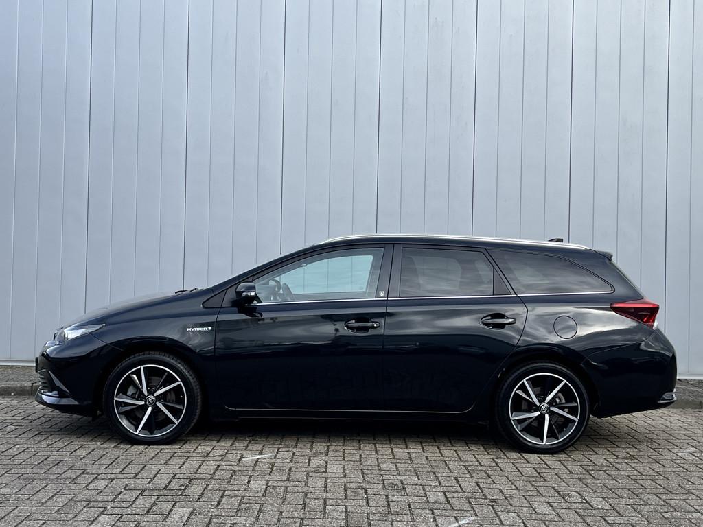 Toyota Auris Touring Sports 1.8 Hybrid Dynamic Dealer Onderh, Auto's, Toyota, 12 maanden, Stof, Gebruikt, Zwart