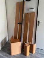 Auping Auronde 100 bed, beuk, 140x200, Ophalen, Gebruikt, Beige, Tweepersoons