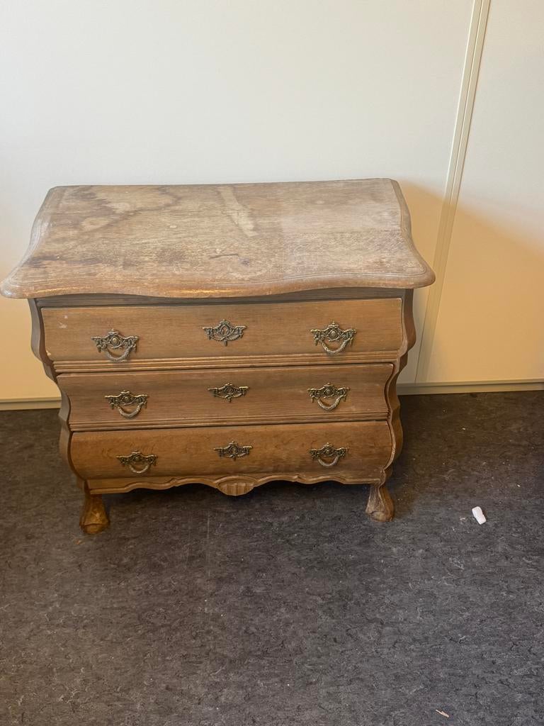 Antieke commode met 3 lades - Klassiek design, Ophalen of Verzenden